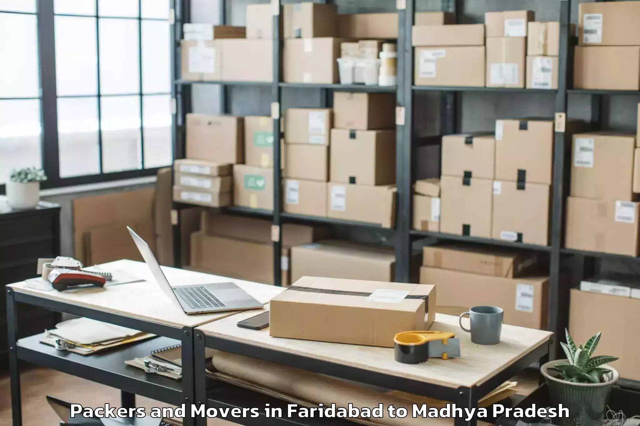 Affordable Faridabad to Shahgarh Packers And Movers